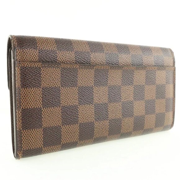 LOUIS VUITTON Portefeiulle Sarah Purse N63209 Brown Damier canvas unisex - Picture 3 of 11